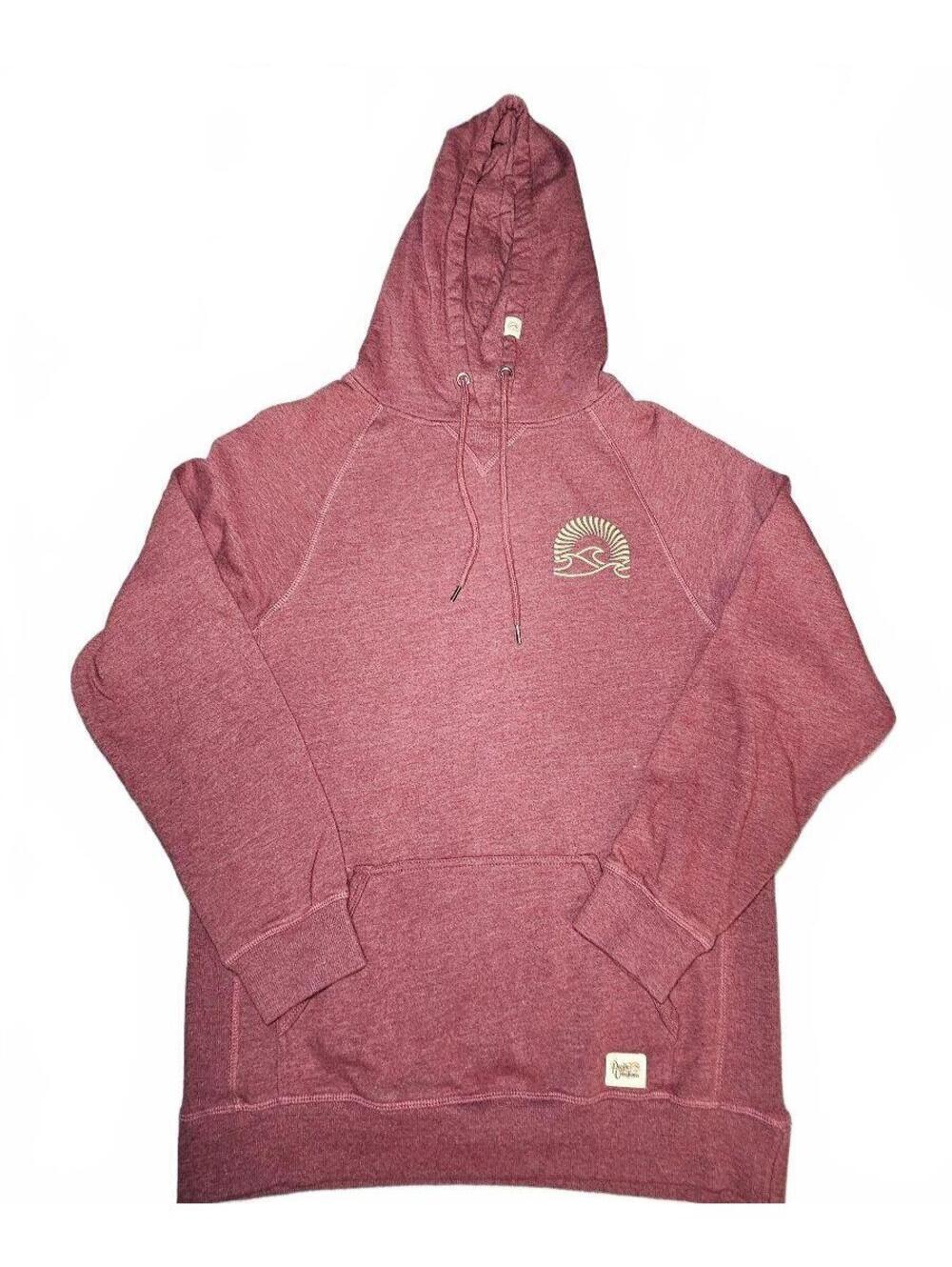 Pacific Creations York Beach Hoodie Small Maroon Surf Maine